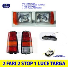 Fari Fanali  per Panda 141 A Fari Stop Targa Anteriori Posteriori Luci Fanalini 