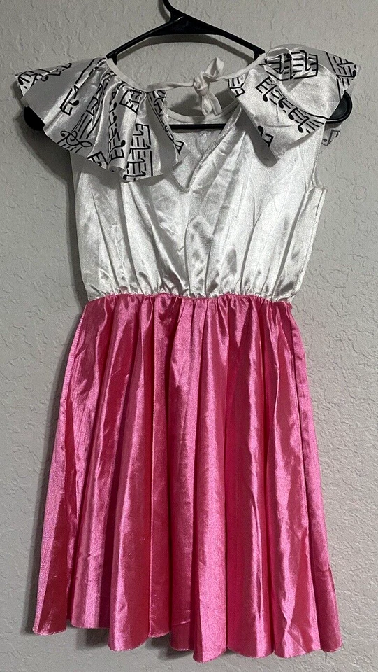 Disfraz Falda Caniche Estilo Años 50 Rosa y Blanco Niñas Talla 10 Foto 3 de 4