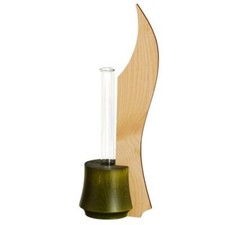 Decorazione da Tavola Vaso Acero Verde Fango Bxhxt 9x25x6, 5cm Nuovo Finestra