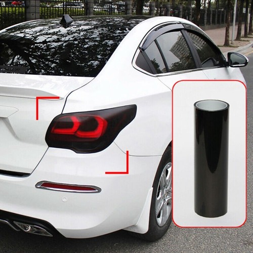 Quick and Easy Application of Dark Smoke Black Film for Car Rear Lights