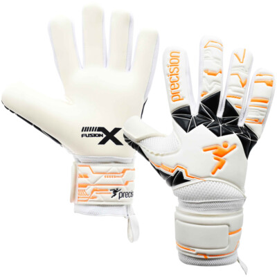 Größe 11 PRO ADULT Torwarthandschuhe - Contact Duo Replica weiß/orange Handschuh
