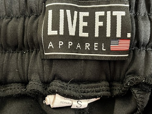 Live Fit Apparel LVFT Black Training Shorts Athletic Men's Small - Picture 5 of 7