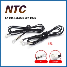 NTC Thermistor Temperature Sensor Probe 5K 10K 15K 20K 50K 100K 1% XH2.54-2P