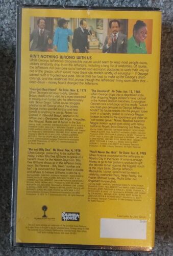 The Jeffersons The Collector's Edition Lot (2 VHS Tapes) Hard-Case. Sealed. - Picture 4 of 9