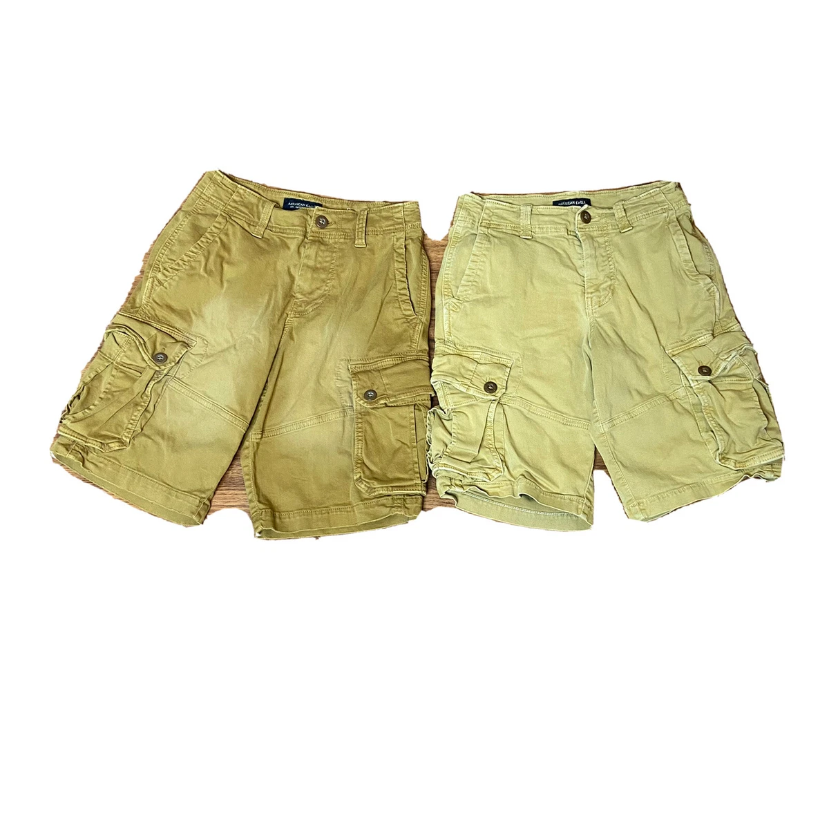 American Eagle Extreme Flex Classic Cargo Shorts Size 26 Lot of 2