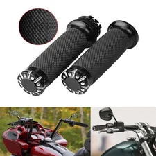 1" Handlebar Grips Non-Slip Hand Grips For Harley Touring Sportster Dyna Chopper