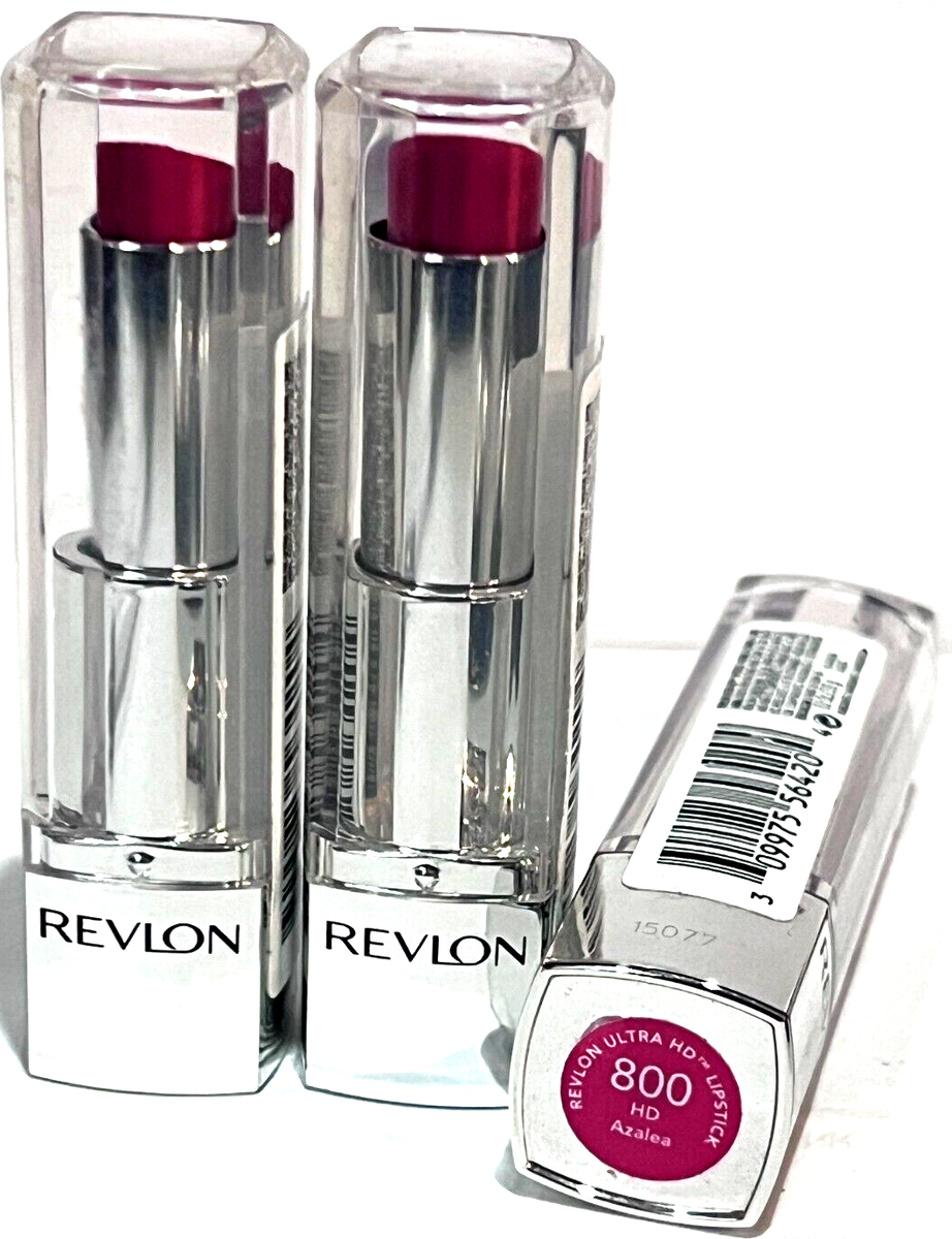 Revlon Ultra HD Lipstick - 0.1 Oz (3 g) 3 pack 800 AZALEA | eBay