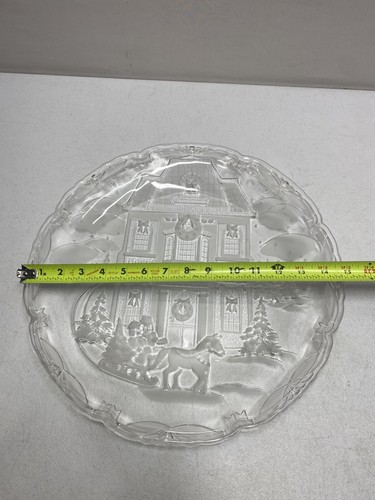 Mikasa 15" Round Hostess Platter Winter Wonderland Made in Germany Vintage Used - Picture 3 of 10