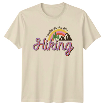 Weekends Are For Hiking Naturliebhaber Grafik T-Shirt