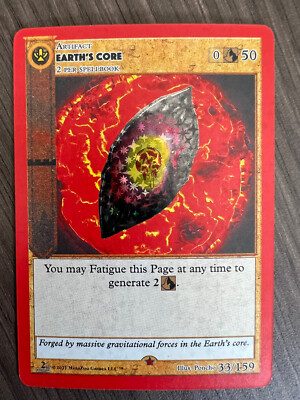 Earth s Core 33/159 REVERSE HOLO - Metazoo Cryptid Nation 2nd Edition