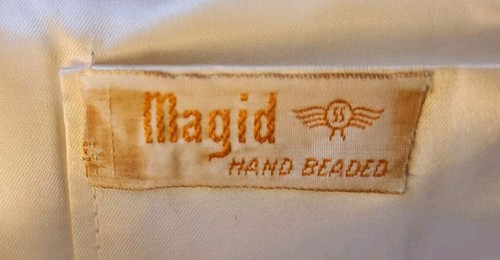 Beautiful Vintage Magid Gold Beaded Purse Clutch W/Beaded Strap & Change Purse - Picture 5 of 5