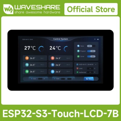Waveshare ESP32-S3 7inch Display Development Board Type  ESP32 With Display