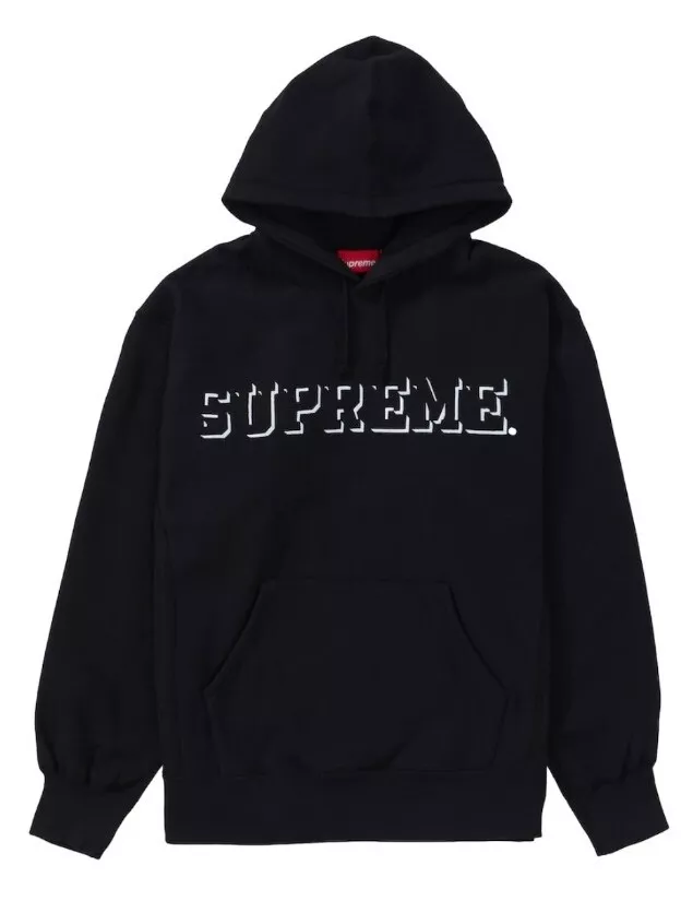 Supreme   FW20 Drop Shadow Sweat shirt noir taille S FW20SW76   NEUF ! ️