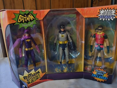 Batman, Robin & Batgirl Collectors Set NIB DC Comics FREE SHIPPING