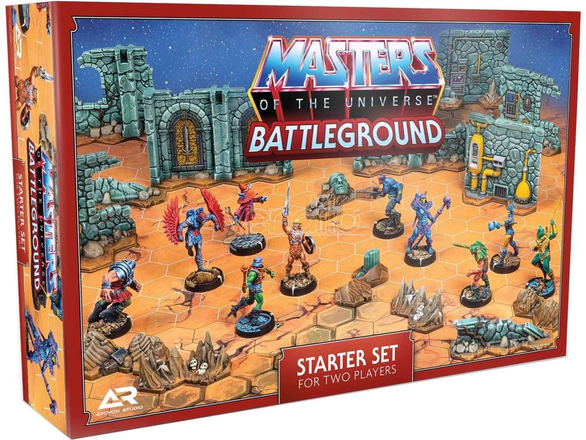 MASTERS OF THE UNIVERSE BATTLEGROUND STARTER SET ENGLISH VERSION GIOCO DA TAVOLO
