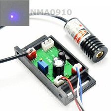 Violet/Purple Blue 405nm 100mw Laser Dot Module 18x45mm w/ TTL DC12V Driver