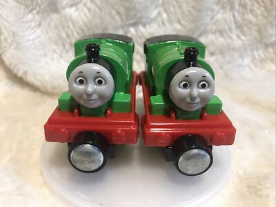 Percy Tank Engine Thomas the Train Diecast Metal Friends Round Magnet Lot of 2
