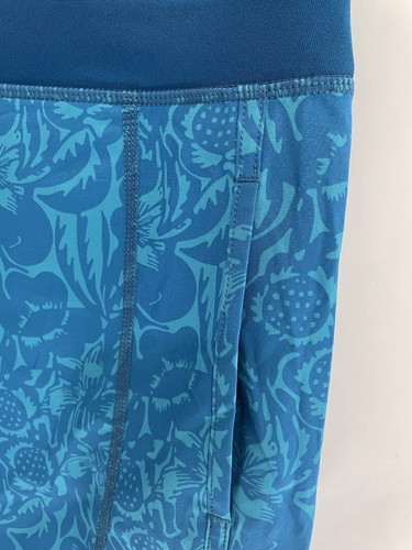 Title Nine Size M Shorts Teal Blue Pull One Tie Shorts Inseam 5 - Picture 3 of 8