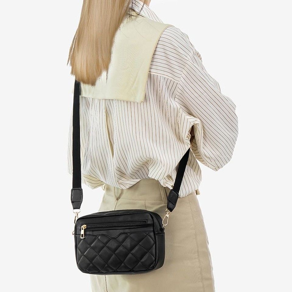 Zipper Shoulder Bag Large Capacity Messenger Bag Fashion Crossbody Bag