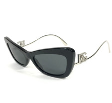 Image of Dolce & Gabbana Sunglasses DG4467-B 501/87 Black Silver Crystal Frames Gray Lens