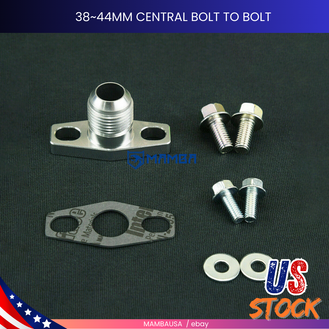 10AN Turbo Oil Return Drain Flange / Mitsubishi TF035 TD04 TD05