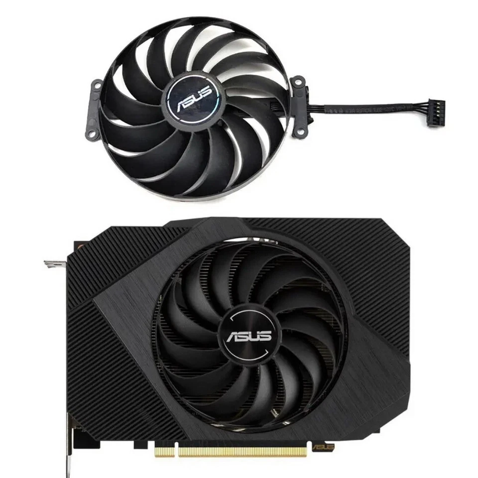 95mm ASUS Phoenix NVIDIA Geforce RTX 3050 3060 Graphic Card Fan Replacement TD64 - Image 2 of 4