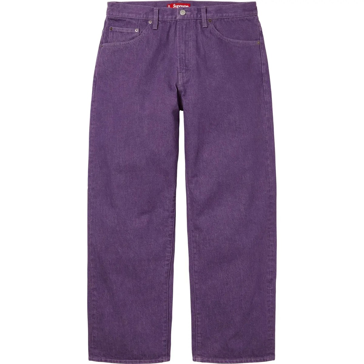 Supreme Baggy Jean 25SS week1 6 colors 13 oz denim embroidered