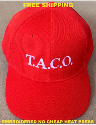 TACO Trump HAT Trump Taco PARODY Cap FUNNY Anti Trump EMBROIDERED Hat