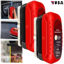 2× Automotive Oil Film Cleaning Brush Glass Board Car Windshield Cleaning Brush