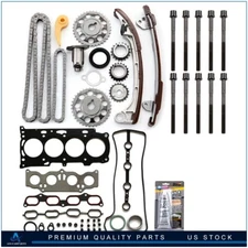 For 2007-2009 Toyota Camry Head Gasket Set Timing Chain  Bolts Kit 2.4L