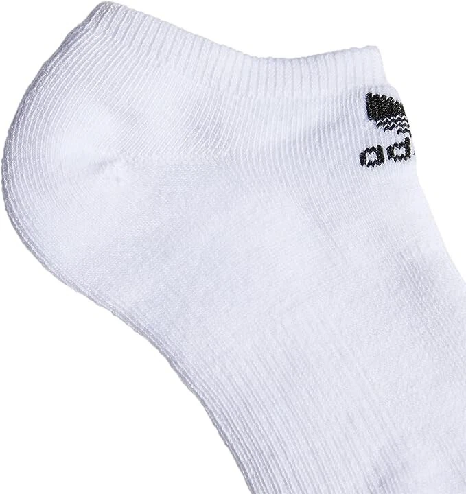 adidas Originals Kids-Boy's/Girl's Cushioned No Show Socks (6-Pair) SIze L - Image 3 of 4