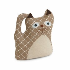 Fermaporta in tessuto a forma di Gatto con cuori U071