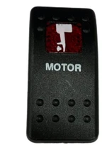 Carling Technologies Red Lighted "MOTOR" Switch Cover