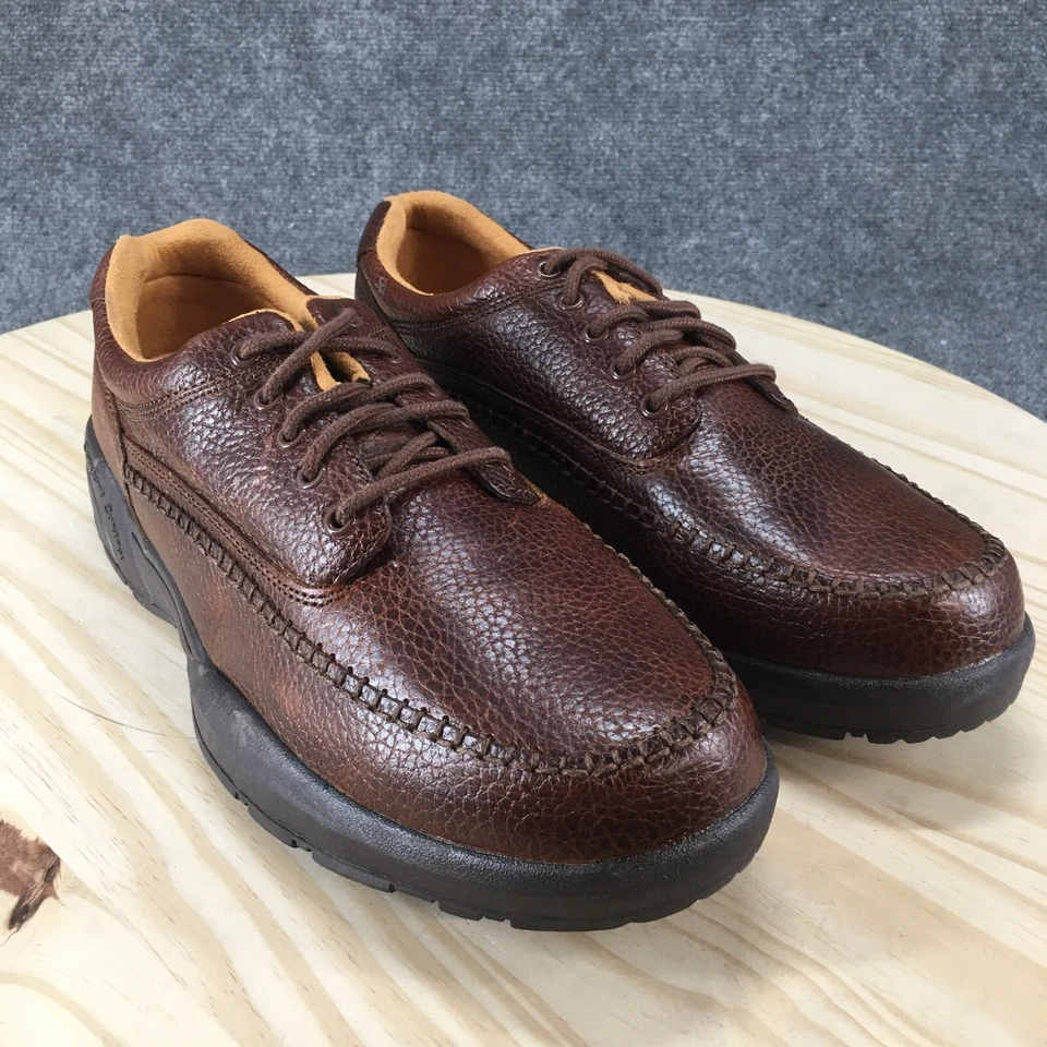 Zapatos Dr Comfort Para Hombres 12 W Semental Informales Oxford Cuero Marrón Sin usar, en caja, Puntera con cordones Foto 3 de 4