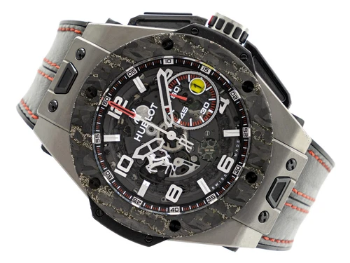 HERRENUHR HUBLOT BIG BANG FERRARI TITAN CARBON 45MM FULLSET REF. 401.NJ.0123.VR