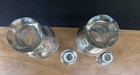 Vintage Glass Whiskey Liquior Bar Decanters Pair of Two — photo 4