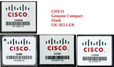   CISCO Original Compact Flash Industrial CF Karte 32MB 64MB 128MB 256MB getestet