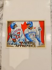 2019 TOPPS GALLERY #MA-GGJ VLADIMIR GUERRERO SR & JR MASTER & APPRENTICE
