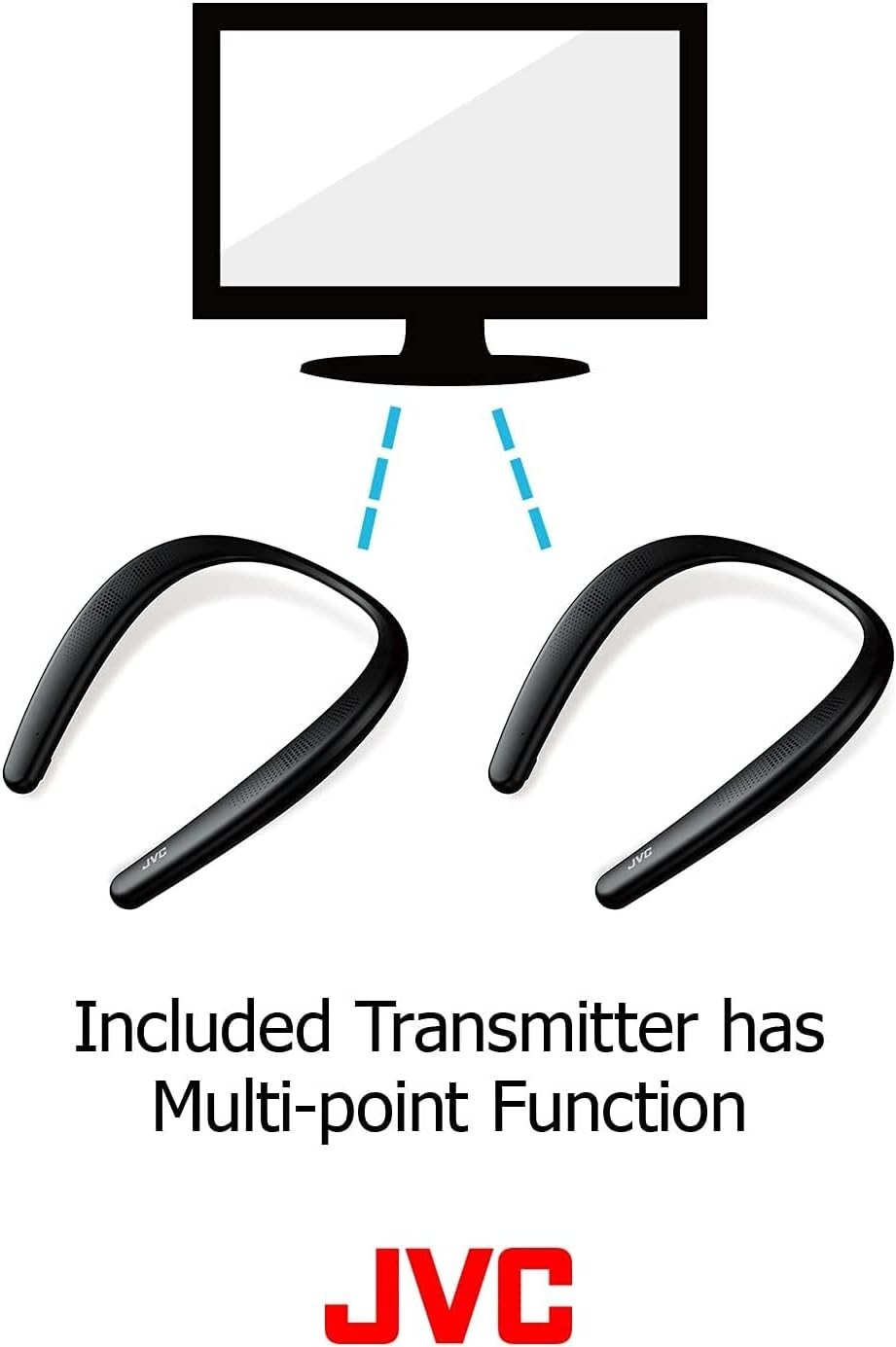 JVC KENWOOD NAGARKU Neckband Style Speaker SP-A7WT-B Near Japan