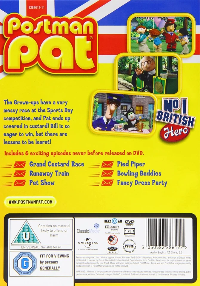 Postman Pat and the Grand Custard Race (DVD) - Image 3 of 3
