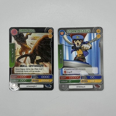 Beyblade TCG Konvolut   Storm Pegasus H-27 & Dark Bull ZS-147 (Topps, DE)