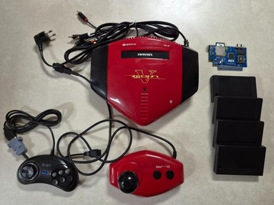 Rare DAEWOO ZEMMIX MSX Console Premium Bundle - SD Mapper, JoyMega, Custom Carts