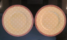 2 Villeroy & Boch SAFRAN Salad Dessert Plates 8.5" Excellent Germany (B3-E7)