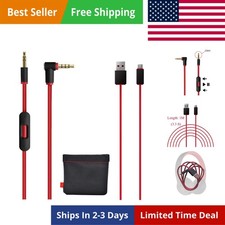 Replacement AUX Audio Cable Cord for Beats by Dre Headphones Solo/Studio/Pro/...