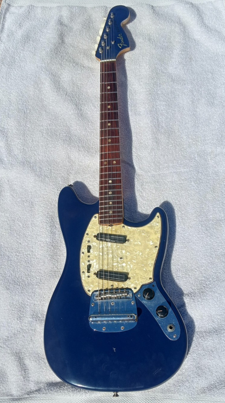 1969 Fender Mustang ?? Blue ??Mystery?? Finish ?? Original Electronics