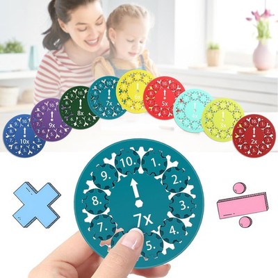 Mathe Fidget Spinner, Lernspielzeug für Kinder, Multiplikation und Division