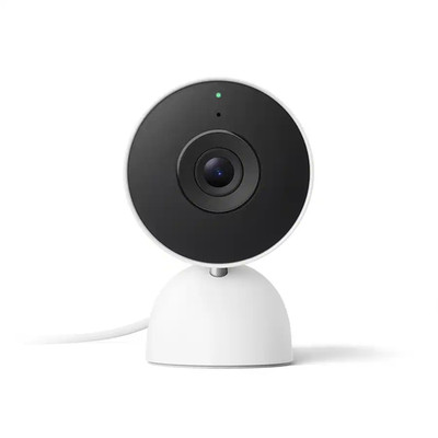 Google Nest Cam Indoor (Wired, 2nd Gen) Security Camera 1080p HDR Snow Excellent
