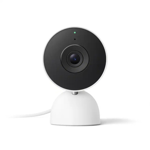 Google Nest Cam Indoor (Wired, 2nd Gen) Security Camera 1080p HDR Snow Excellent