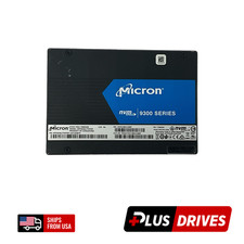 7.68TB NVMe Micron 9300 PRO U.2 2.5" SSD PCIe 3.0 x4 3D TLC 1 DWPD 850K IOPS