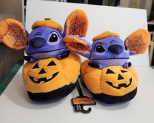 Disney Stitch Halloween 3D Slippers Women  s XL 11/12 NWT
